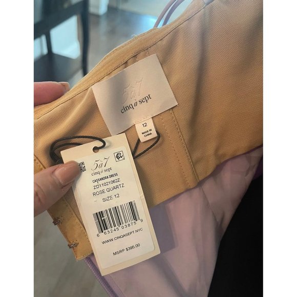 Cinq à Sept Cassandra Dress in Rose Quartz 12 NWT - Picture 10 of 12